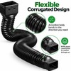 Retractable Rain Gutter Downspout Extension for Outdoor Drainage – Adjustable