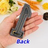 1 PCS 4.0" Yellow Chenille Number Patches, Iron on Patches