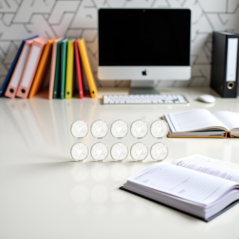 10 Pcs 24mm Binder Rings Loose Leaf Binder Ring, Binder