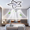 LENIVER 30" Ceiling Fan with Lights Remote Control, Modern Low