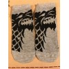 GAME OF THRONES WOMEN’S SOCKS —WOLF—Grey And Black SIZES 4-10