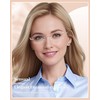 LUFF Rimless Reading Glasses for Women,Stylish Blue Light Blocking Computer