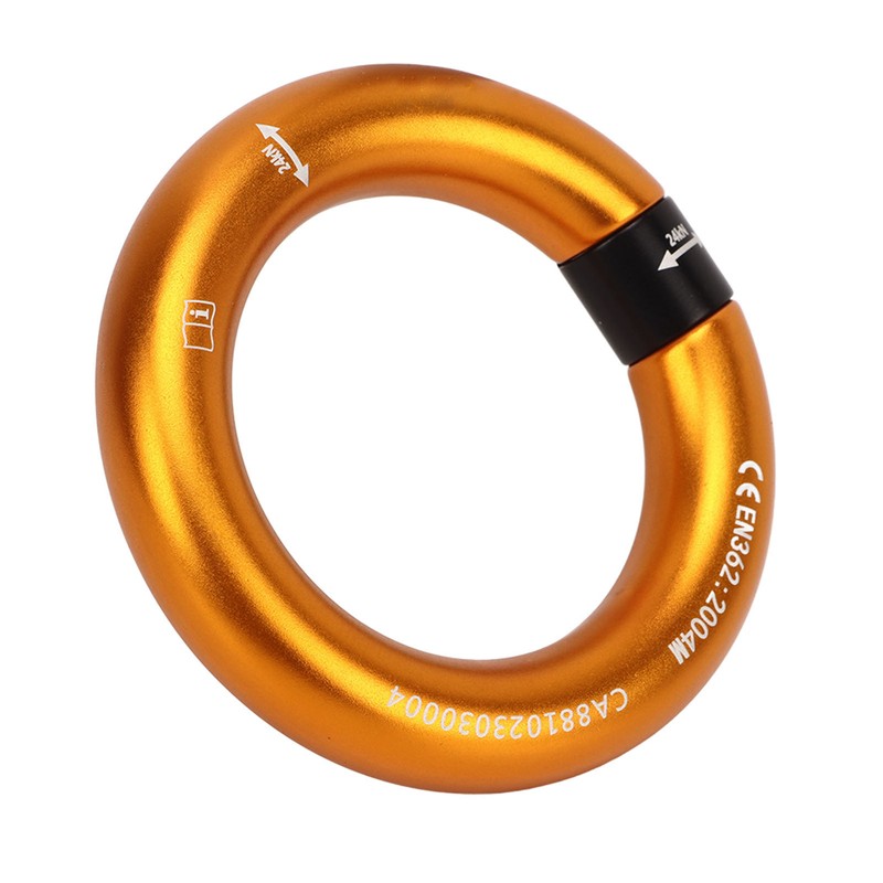 Rappel Ring 12mm Opening Detachable Climbing Connector Belay for Rock