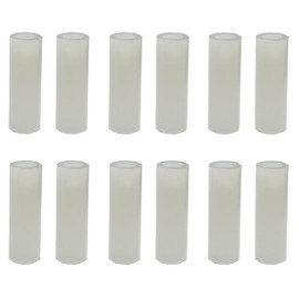 M8 x 30mm White Nylon SPACERS Plastic Standoff Washers Outside Diameter 15mm (Pack of 12)