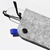 Pebipoo 3 Pcs Felt Eyeglass Case Soft Slip In Glasses