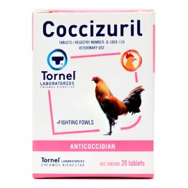 Desparasitante Coccizuril 50tab Tornel (coccidia)