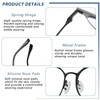 Myfeasy Photochromic Multifocal Progressive Reading Glasses Anti Blue Light Women's
