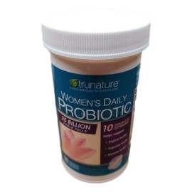 Probiótico diario para mujer trunature, 90 cápsulas vegetarianas