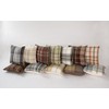 Cuthbert and Black Highland Mist Tartan 16n x 16n Cushion