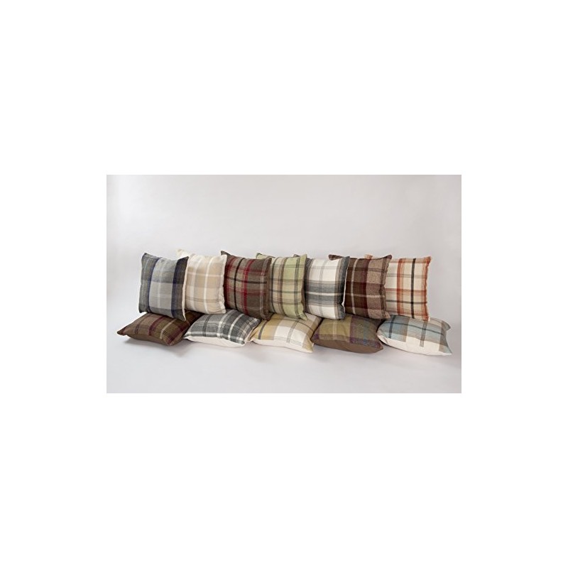 Cuthbert and Black Highland Mist Tartan 16n x 16n Cushion