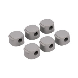 MOTTERU Sofumo Magnetic Cable Clips, Set of 6, Organize Magnets, Double Sided Stickers, Latte Grade, MOT-CBCLIP06-GY