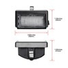 Pack of 2 White Number Plate Lights for M-B/enz ML