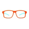Kids Crushproof Flexible Rubber Rectangle Blue Light Filter Computer Glasses