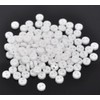 200 x Plain White Round 2 Hole 6mm Sewing Buttons.