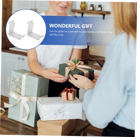 KOMBIUDA 2pcs Headphone Stand Table Headphone Hanger Showing Stand for Gamepad Headphone Internet Caf Gamepad Hanger Headset Rack Computer Stand for Desktop Gamepad Stand White Abs