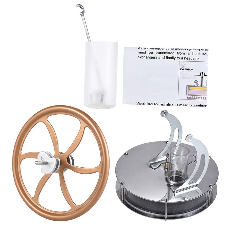 Mulcort Low Temperature Stirling Engine Motor Model Heat Steam Education