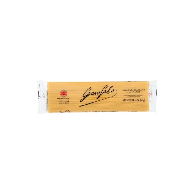 Garofalo – Premium Durum Wheat Semolina Capellini, Angel Hair Pasta,