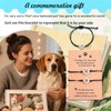 Dog Pet Memorial Gifts Bracelet Loss of Dog Pet Sympathy
