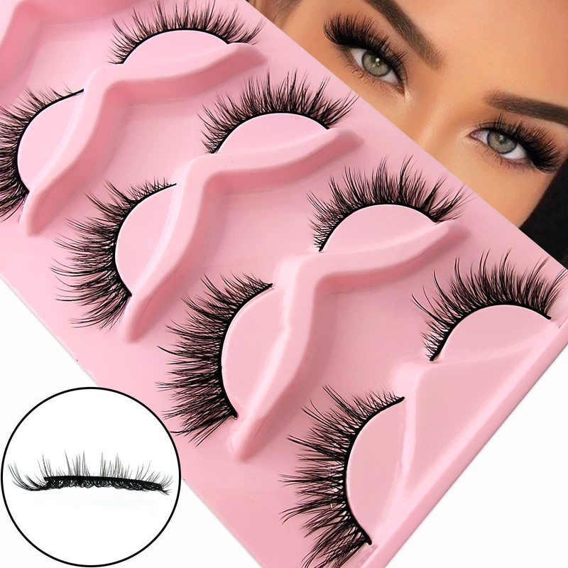 3D False Eyelashes, Cat Eye, Cat Eye Natural Artificial Eyelash
