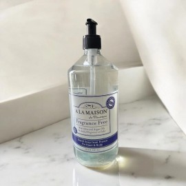 A La Maison Fragrance Free Liquid Soap 33.8 oz | Hand & Body Wash | Gentle