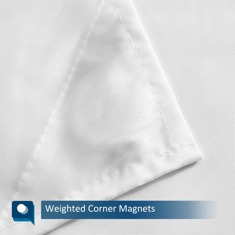 Barossa Design Waterproof Fabric Short Shower Curtain Liner Microfiber