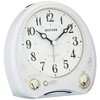 Rhythm (RHYTHM) Alarm Clock with Melody Continuous Second Hand Aria