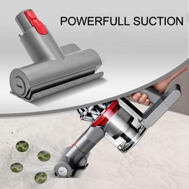 LESAMG Mini Motorized Brush Head Compatible with Dyson V7 V8 V10 V11 V15 Cordless Vacuum Cleaners Attachment Parts