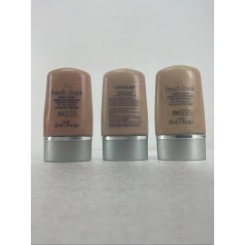 COVERGIRL 3 PACK Covergirl Fresh Look Liquid Foundation 350 Creamy Beige Vintage NOS