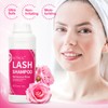 ACTROL Lash Extension Cleanser Rose 500ml Eyelash Shampoo Lash Wash