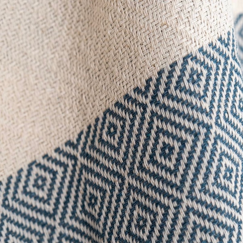 MyStilo 100% Recycled Cotton Hammam Towel (Petrol Blue)