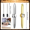 TZQFROCE Pack of 2 Fidget Spinning Pen Anti-Stress Spinning Pen