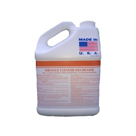 Patriot Chemical Sales 1 Gallon Orange Cleaner Degreaser 100% Active Natural Citrus Degreaser Cleaner Deodorizer Industrial Strength Concentrate