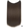 LaLuLoLi Hidden Invisible String Synthetic Hair Extensions One Piece Secret