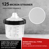 KCNKCN PPS Disposable Paint Spray Gun Cup Liners & Lid