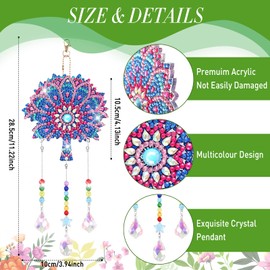 TamBee Diamond Painting Wind Chimes Arts and Craft Gifts for 6-12 Year Old Girls Kids, 5D Diamond Painting Art Craft Kits for Kids 5 6 7 8 Year Old Girls Boys Gifts Toys