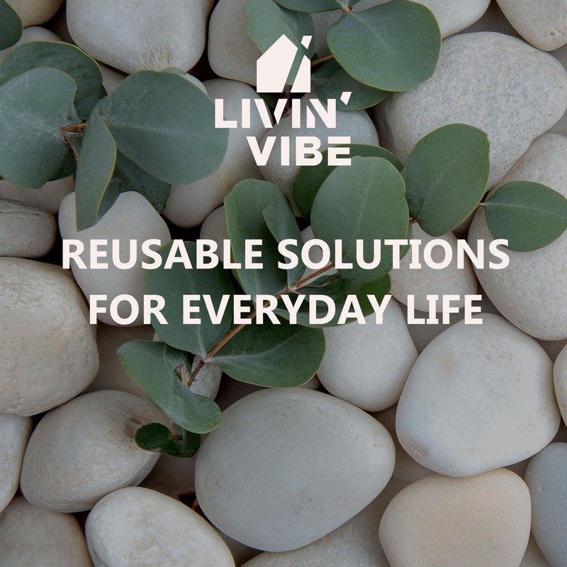 LIVINVIBE Reusable Silicone Food Storage Bags – Set of 4