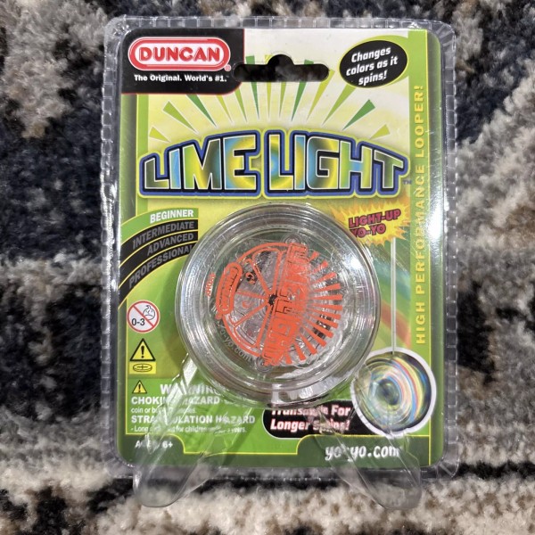 Duncan Limelight Light-Up Yo-Yo Beginner Level Yo-Yo LED Lights Sealed
