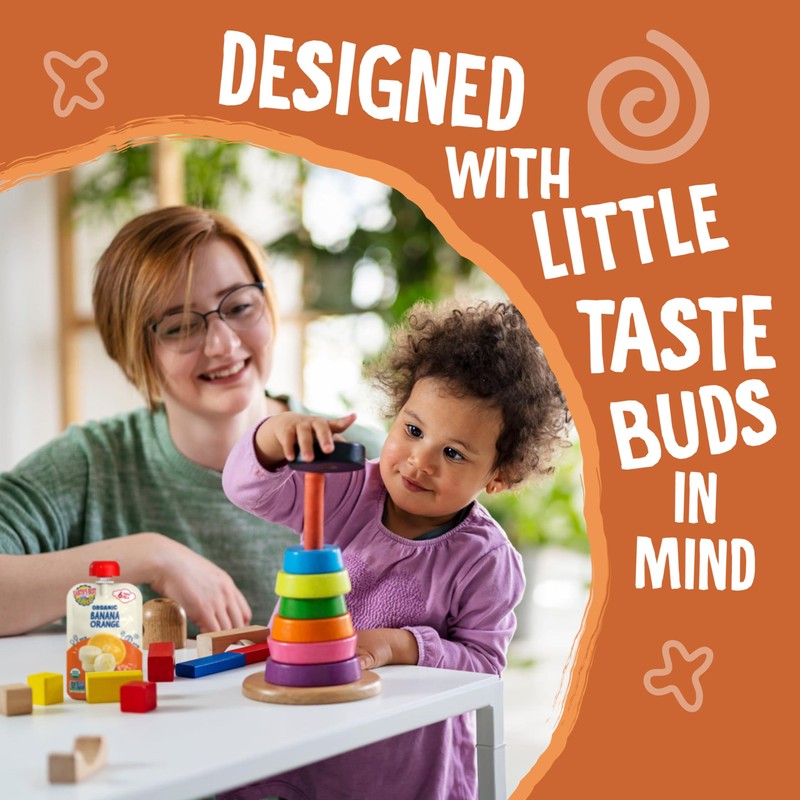 Earth's Best Organic Banana Orange Pouch, 3.5 oz (Pack of