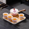 REOWONU Chinese tea set Gongfu tea set, Portable Teapot Set