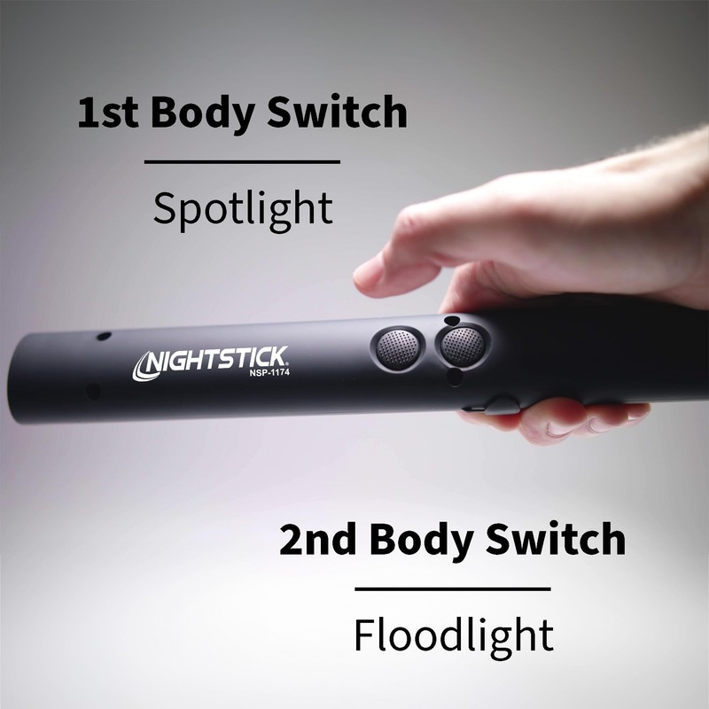 Nightstick NSP-1174 LED Safety Light & Flashlight - White &