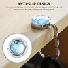 OAAO 3 Pcs Table Handbag Holder, Metal Bag Hook, Anti-Strangle
