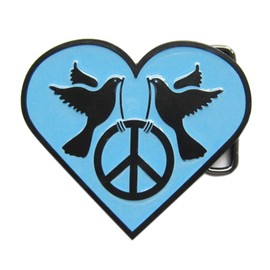 Urban Backwoods Peace Doves II Replacement Belt Buckle