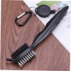 Kisangel 3pcs 2 Golf Club Brush Retractable Zip-line Pp Material