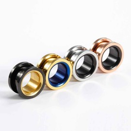 TBOSEN Set of 8 Ear Tunnels Plugs and Stretcher Kit Stretcher Multiple Expander Screw Tunnel Stainless Steel Gauges 2g-1-3/16 Inch in 6 mm - 30 mm, Wood