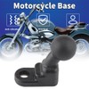 Universelle Motorrad-Spiegelhalterungen mit fester Basis, Kugelhalterung, GPS-Windschutzscheiben-Halterung mit 10 mm