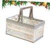 SUPVOX Foldable Basket Plastic Shopping Basket Vegetable Storage Fruit Organizer