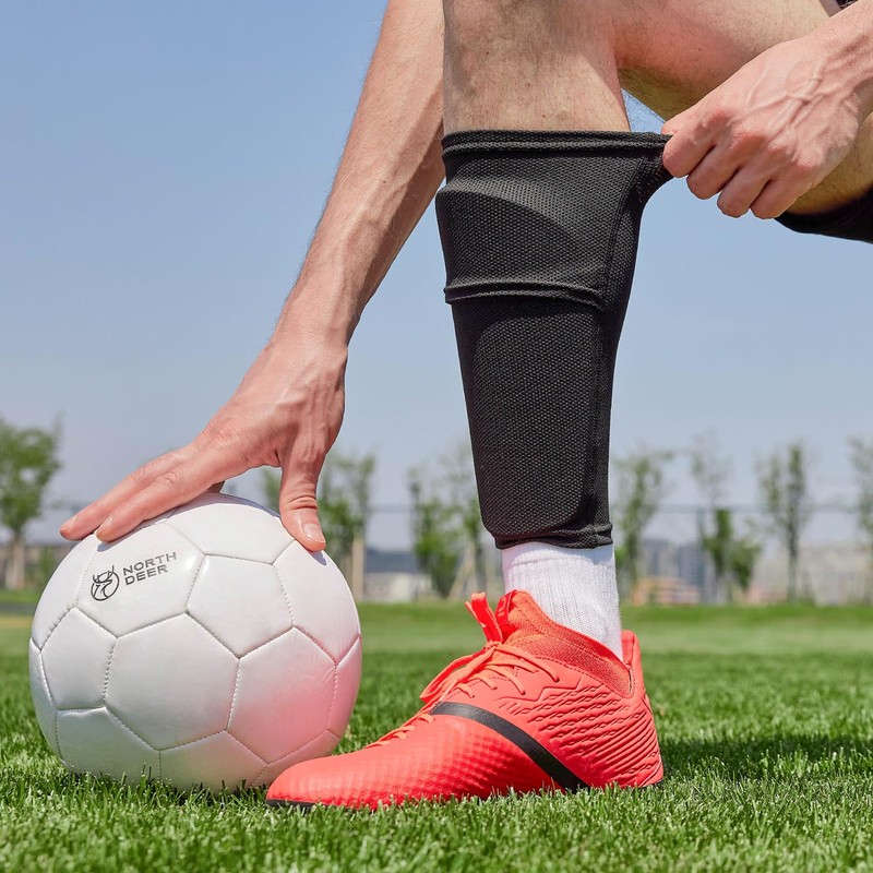 Children's Football Shin Pad Holder with Optimised Pocket - Sleeves