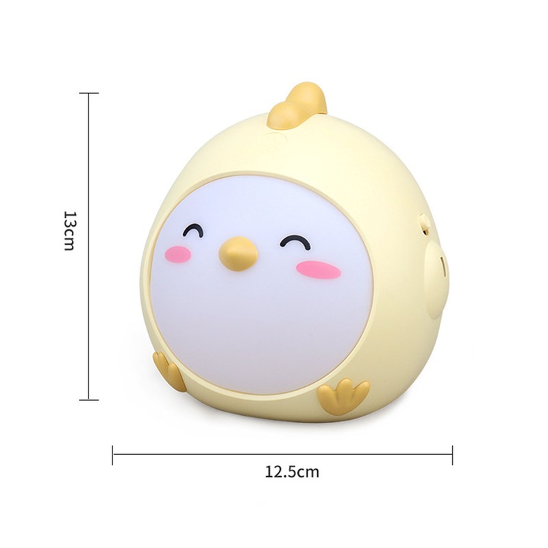 Chicken Touch Night Light Cute Innovative LED Light USB Charging