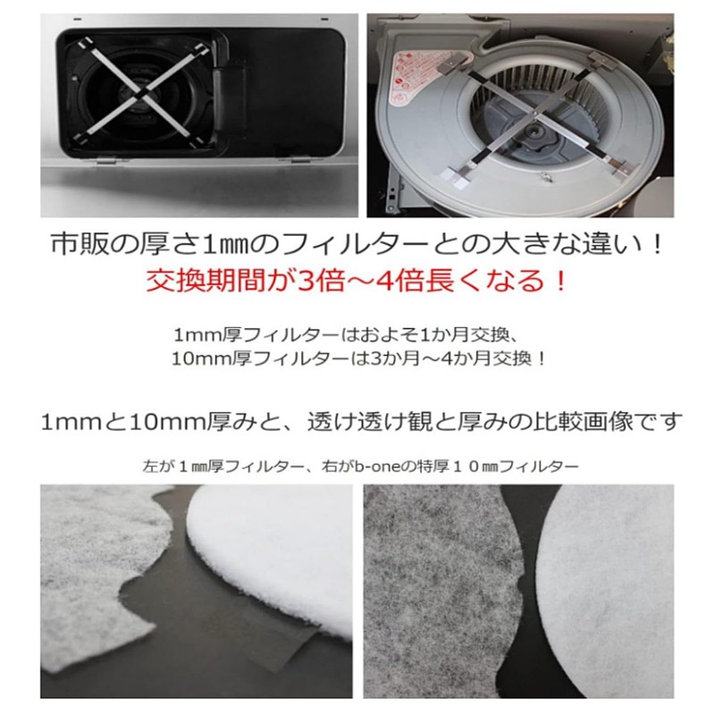 B1 Coshop Ventilation Fan Filter Scirocco Diameter 9.6 x 9.6