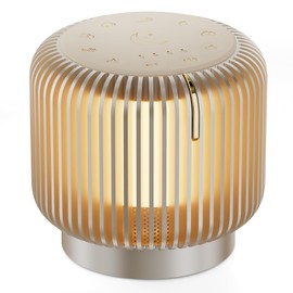 White Noise Sound Machine Bluetooth Speaker for Adults Kids 26 Soothing Sounds Dimmable Night Light 4 Timers Memory Function Brown Noise Baby Home Office Sleep Therapy Gift